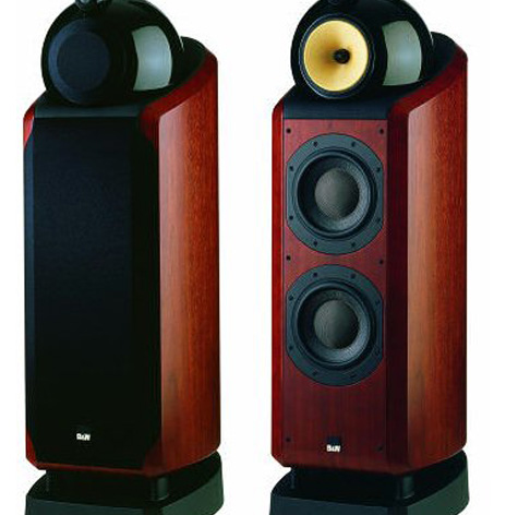 B&W SURROUND WOOD SPEAKERS HIGH END